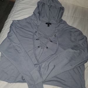 Express Cropped Hoodie